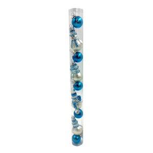 Glass Christmas Bauble single Mini figure ball - 18 / tube Snowman