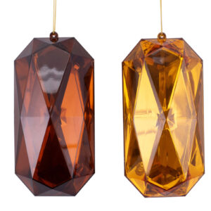 Copper and Amber Jewel 22cm 2pk