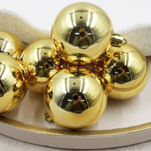 Christmas Baubles 60mm GOLD Gloss Large Packs