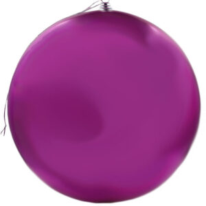 Hot Pink Christmas Bauble Gloss 500mm