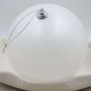 Pearl 200mm Christmas Bauble Gloss 4 Pack