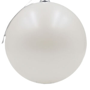 White Christmas Bauble Pearl 500mm
