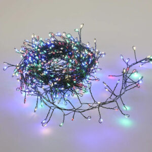 Multicolour 640 Micro LED Cluster Fairy Lights