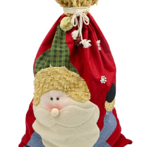 Santa Sack with snow flakes