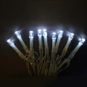COOL WHITE 30 Led Christmas Battery Fairy Lights