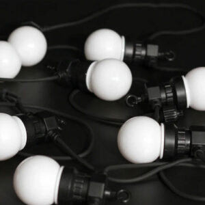 RGB 10 Opal Globe Led Festoon Light 5m