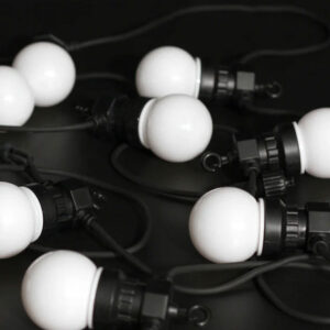 RGB 10 Opal Globe Led Festoon Light 5m