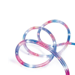 10m MULTICOLOUR Led SOLAR Christmas Rope Light