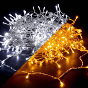 420 Dual Colour Connectable Fairy Lights Clear Cable