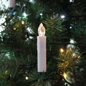 8 Set Led Candle Christmas Tree Fairy Lights Battery