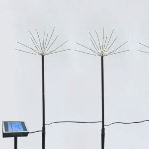 3 WARM WHITE Solar Fireworks Lights