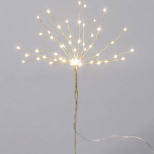 WARM WHITE 60 LED Battery Fireworks Light
