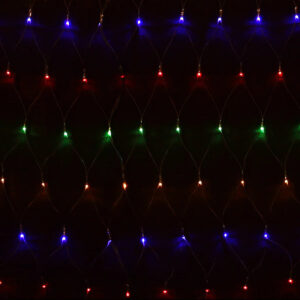 640 MULTICOLOUR Led Snowing Net Light Waterfall Effect