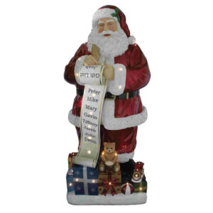 Large Santa and his List - 175.3cm High