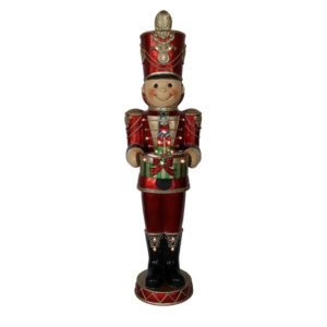 Nutcracker Holding Musical Box - 152.4cm