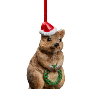 75mm Quokka Hanging Christmas Decoration