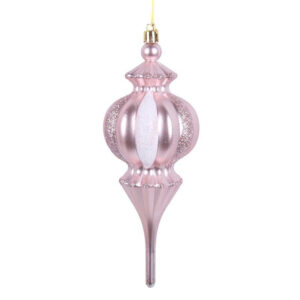 Soft Pink Finial Hanging Ornament 180mm
