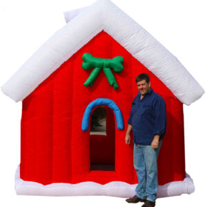 3m x 3m Santa's House Christmas Inflatable -