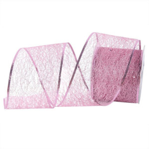 PINK Mesh Ribbon 10m Long