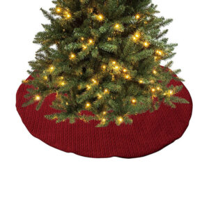 Christmas Tree Skirt Red Velvet 120cm