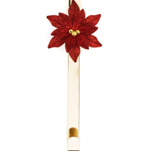 Poinsettia Christmas Wreath Holder 37cm
