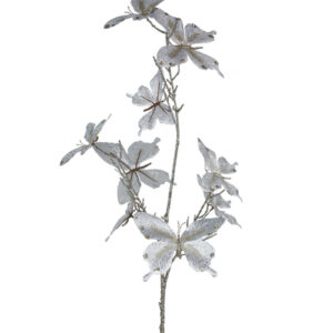 Silver Butterfly stem 95cm long