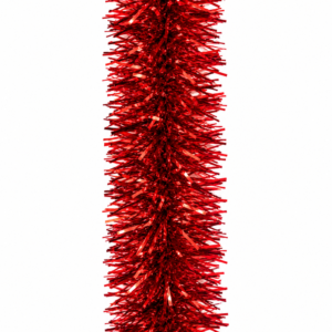Premium Australian Made Christmas Tinsel 10m RED 100mm wide