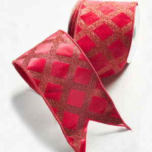 Red Lattice Ribbon