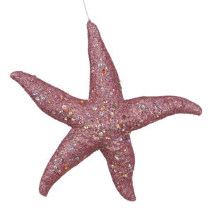 Rose Starfish Christmas Tree Ornament