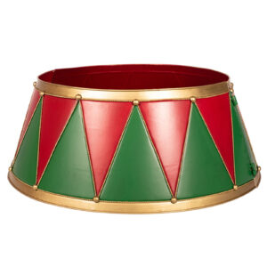 Christmas Drum Tree Collar Metal 69cm x 27cm